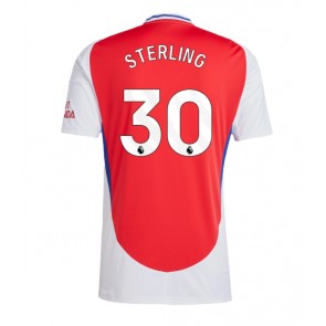 Arsenal Raheem Sterling #30 Replika Hjemmebanetrøje 2024-25 Kortærmet